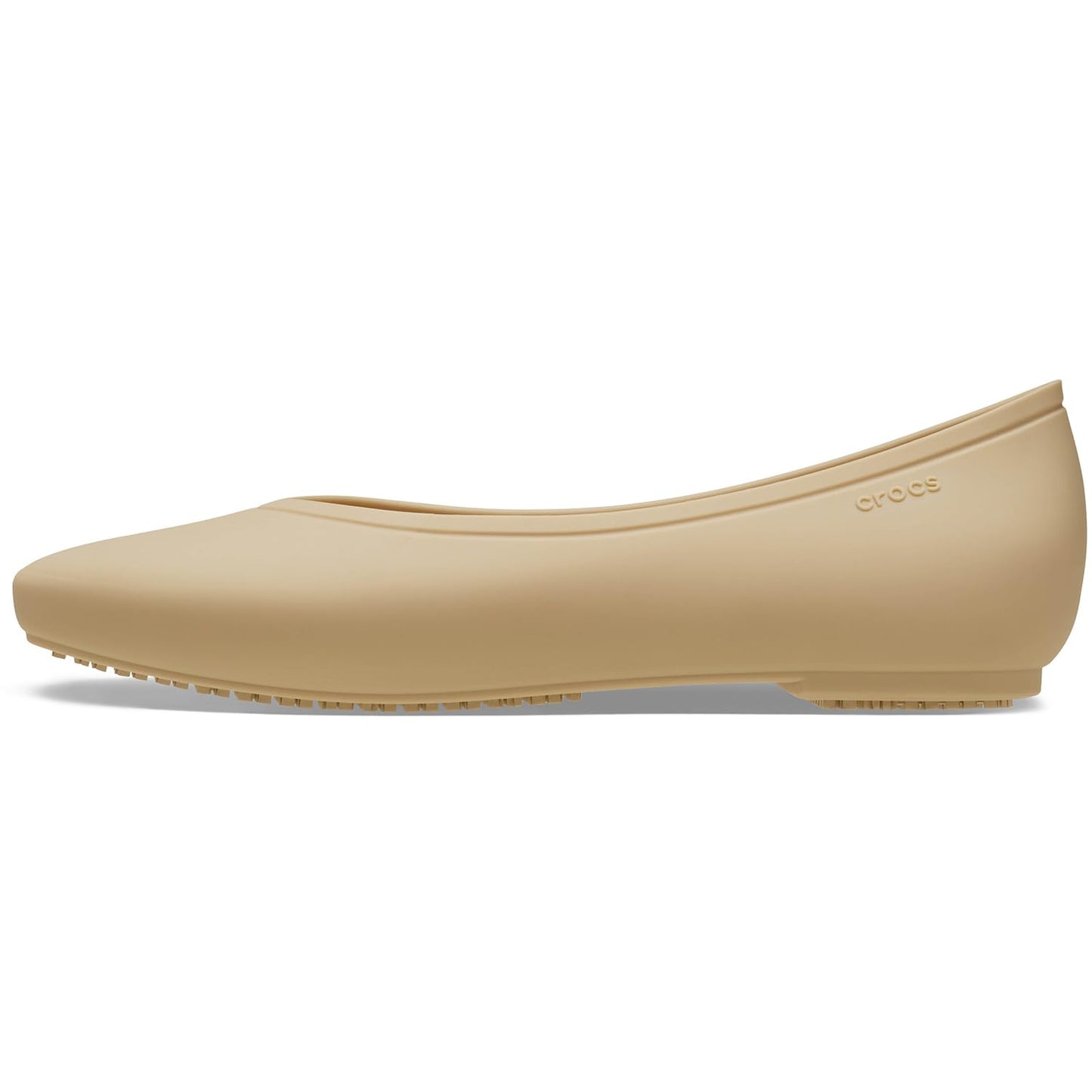 Crocs On the Clock Work Flat Chai Brown