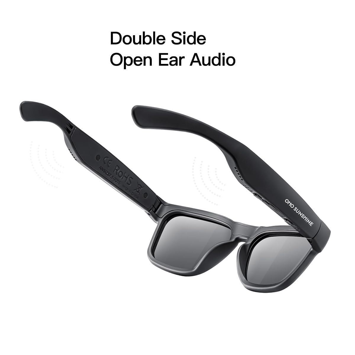 OhO Gafas Inteligentes Bluetooth (Grey Lens)