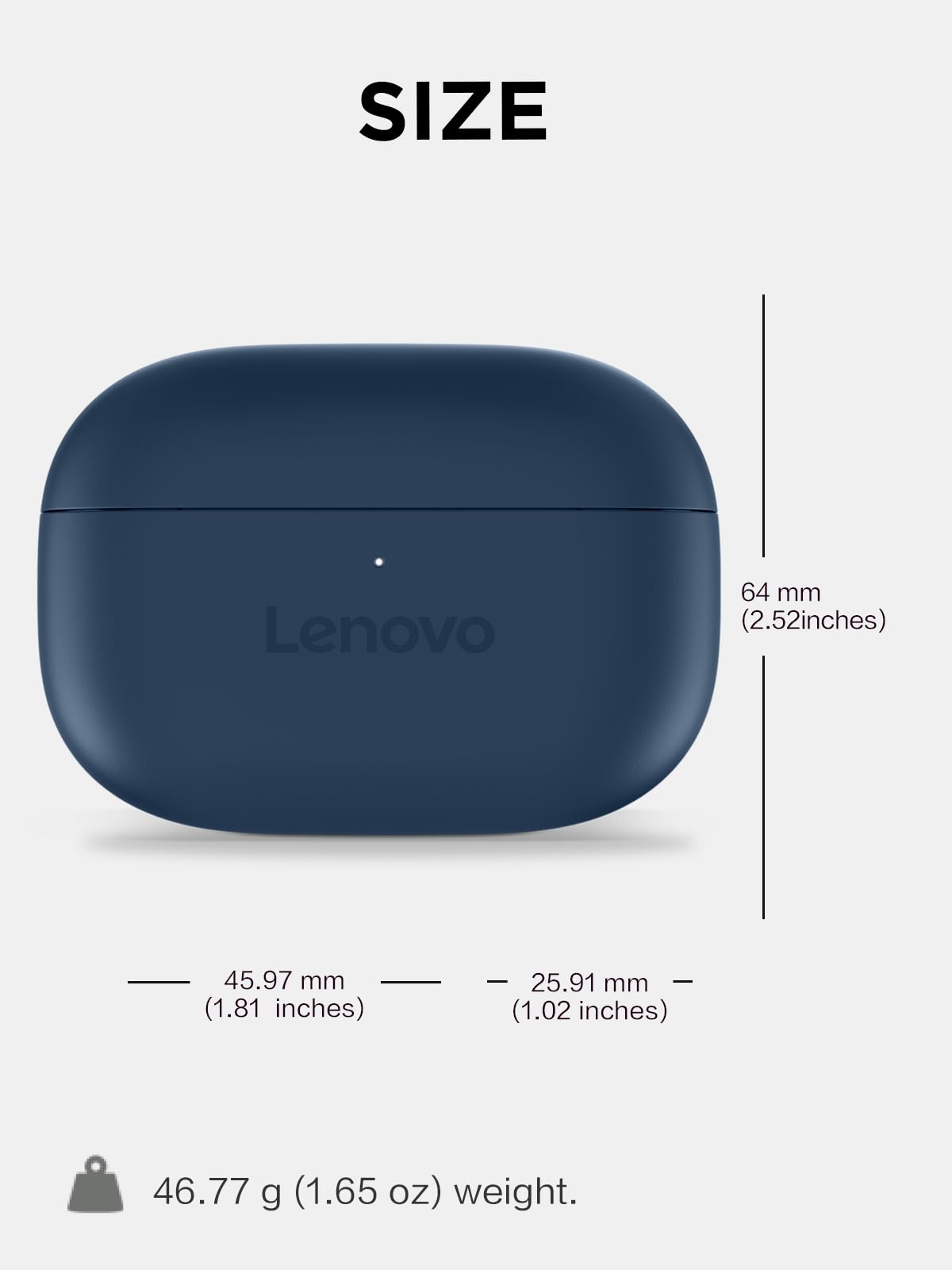 Lenovo TWS Earbuds Yoga PC Edition Cosmic Blue Active Noise Cancellation Bluetooth 5.3 Wireless Earbuds ENC 3-Mic Clear Calls AI EQ Mode Switch for Gaming, Movies, Music, and Meetings