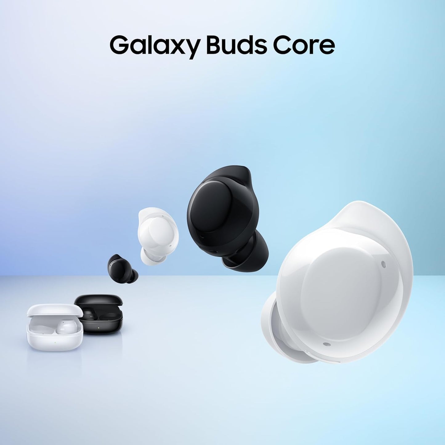 Samsung Galaxy Buds Core SM-R410 (2025) | Latin American Stock | Bluetooth 5.4 | Active Noise Cancelation | up to 35h Continuous Music Playblack - (Black)