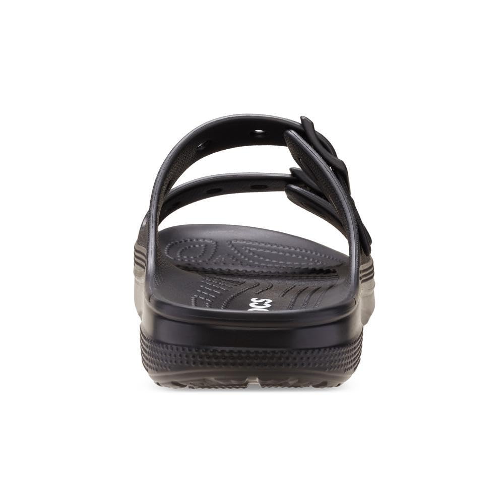 Crocs Mens Classic Saturday Slide, Black