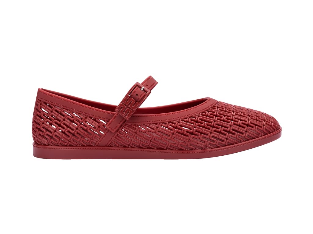 Melissa Harper Ballerina Jelly for Women, Red