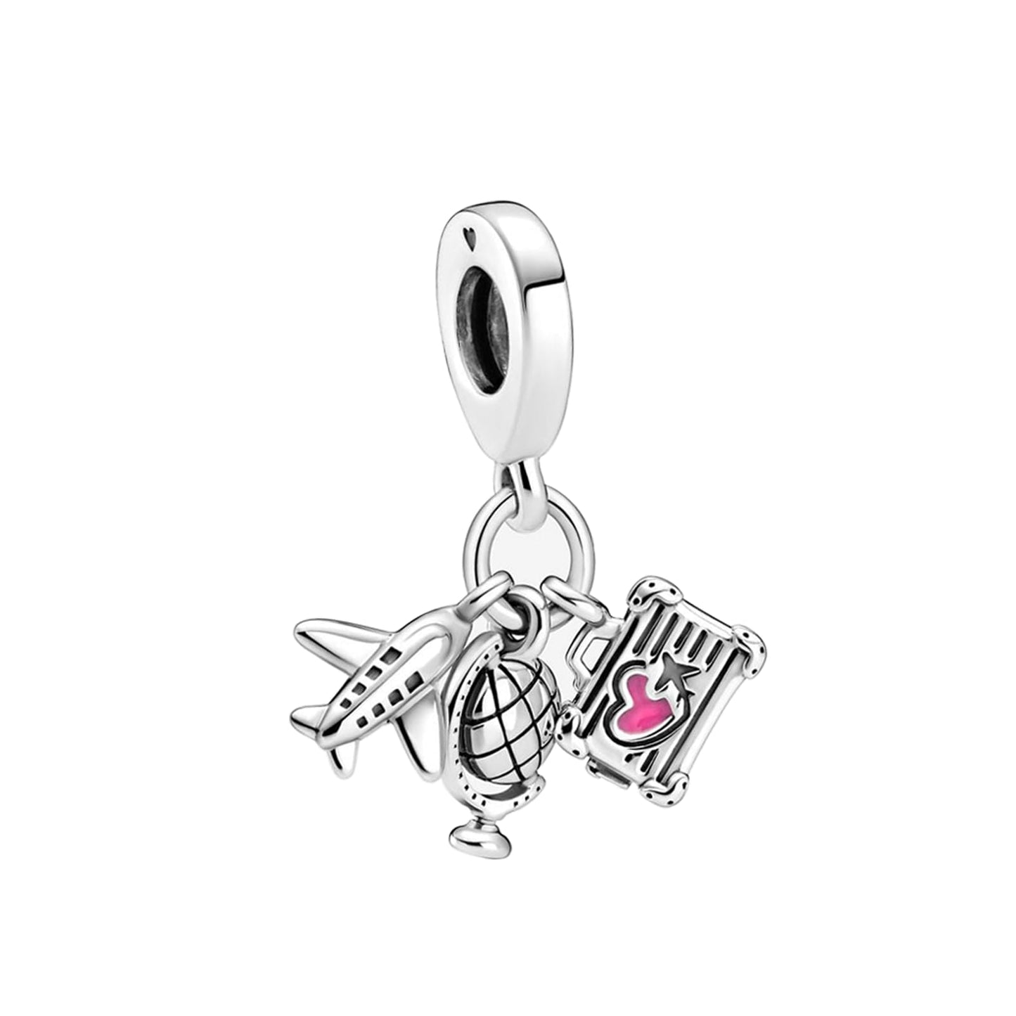 WANIUS Set de Amuletos y Dijes de Plata para Joyería (Paquete de 10)