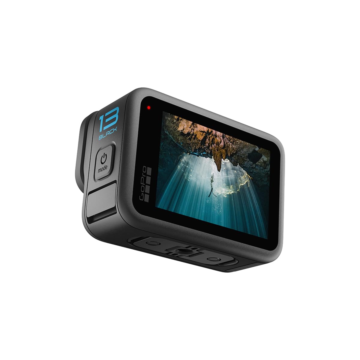 GoPro HERO13 Black Waterproof Action Camera with 5.3K60 Video, 27MP Photos, Enduro 1900mAh Battery, 64GB SanDisk microSD Card, 47-Piece Accessory Kit, 1-Year Warranty