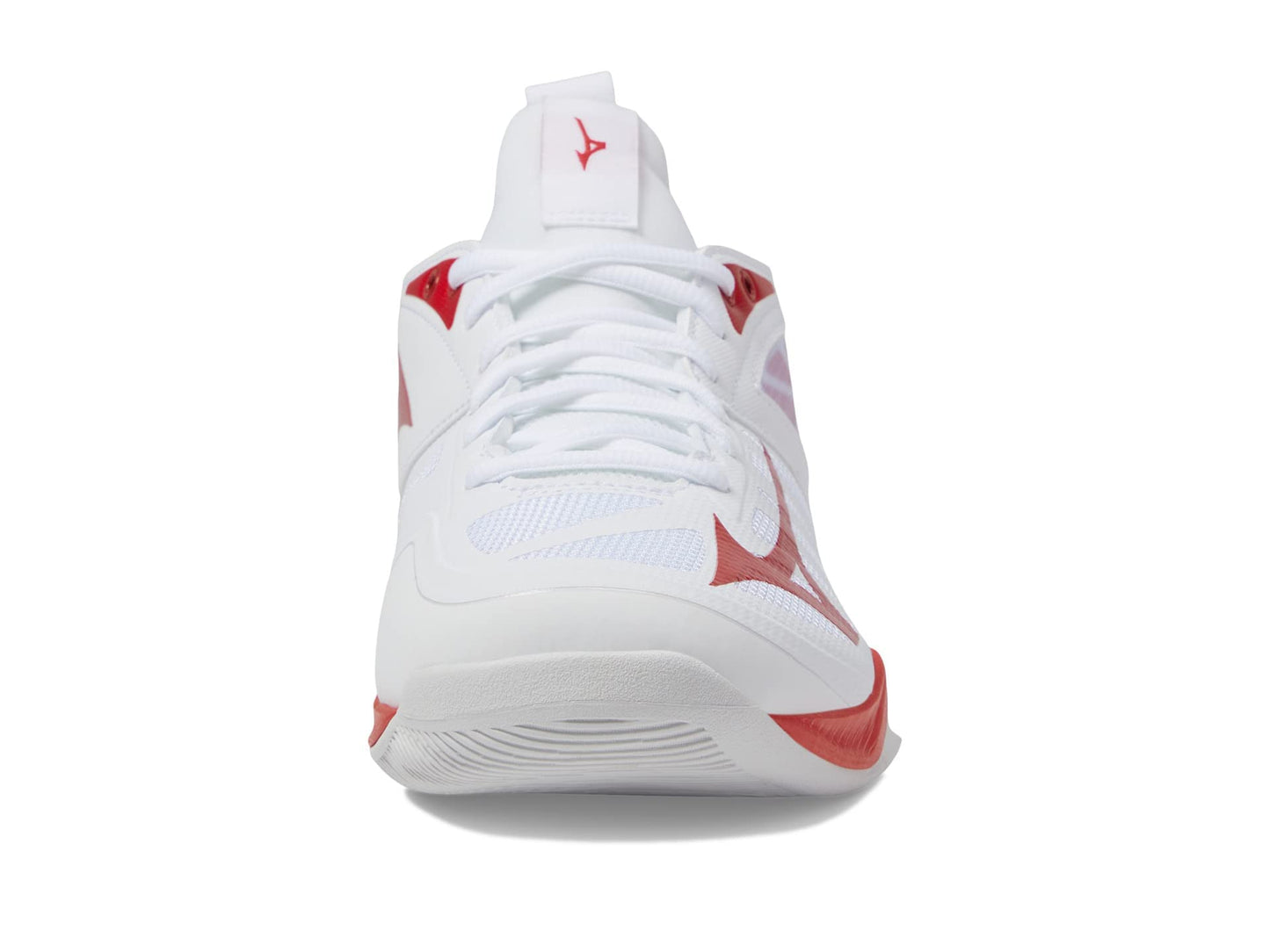 Mizuno Women's Wave Dimension Volleyball Shoe, White-Red