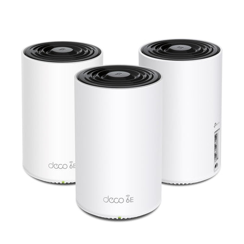 TP-Link Deco XE75 Sistema de Malla WiFi 6E Tribanda (Paquete de 3)
