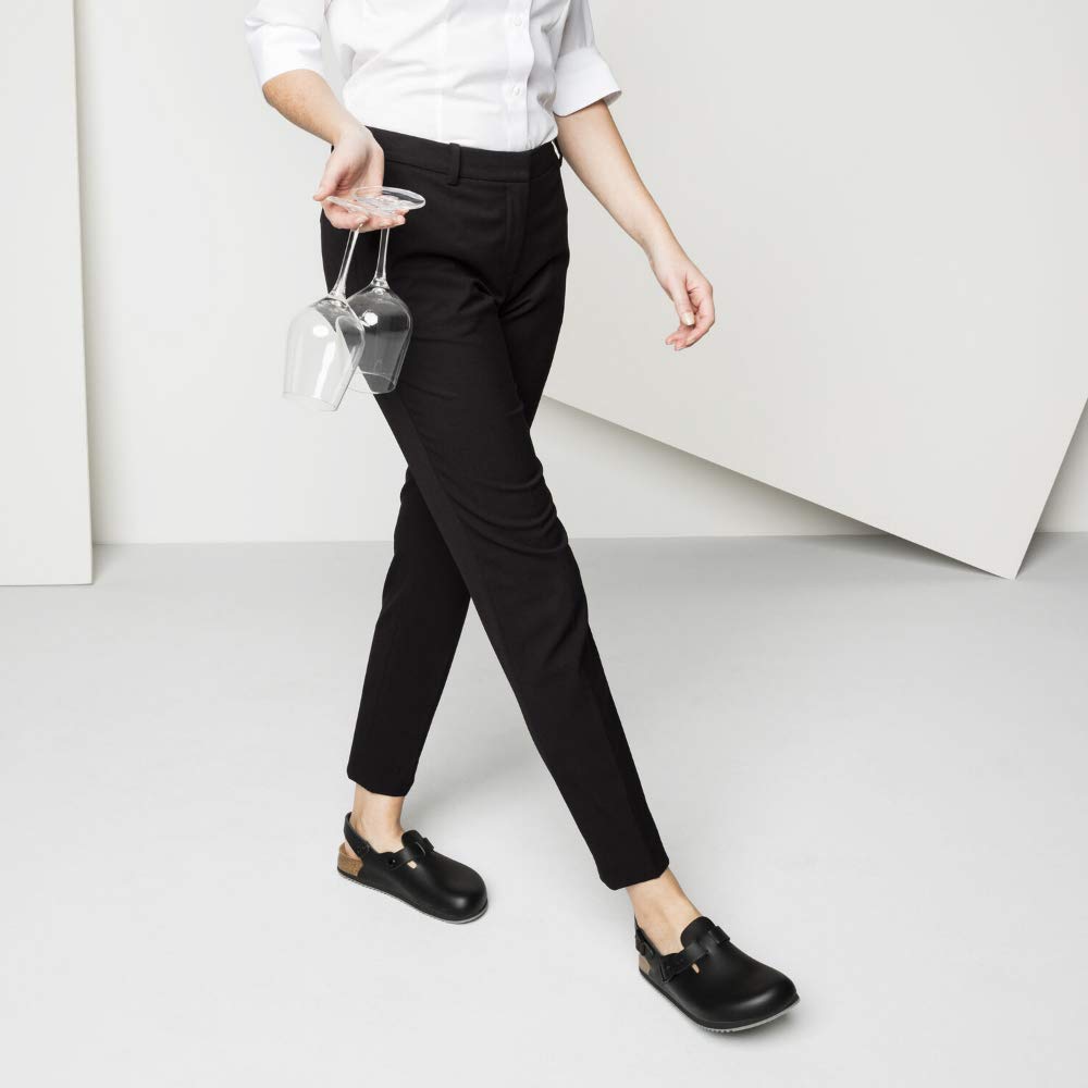 Birkenstock Tokio Super Grip Natural Leather Black
