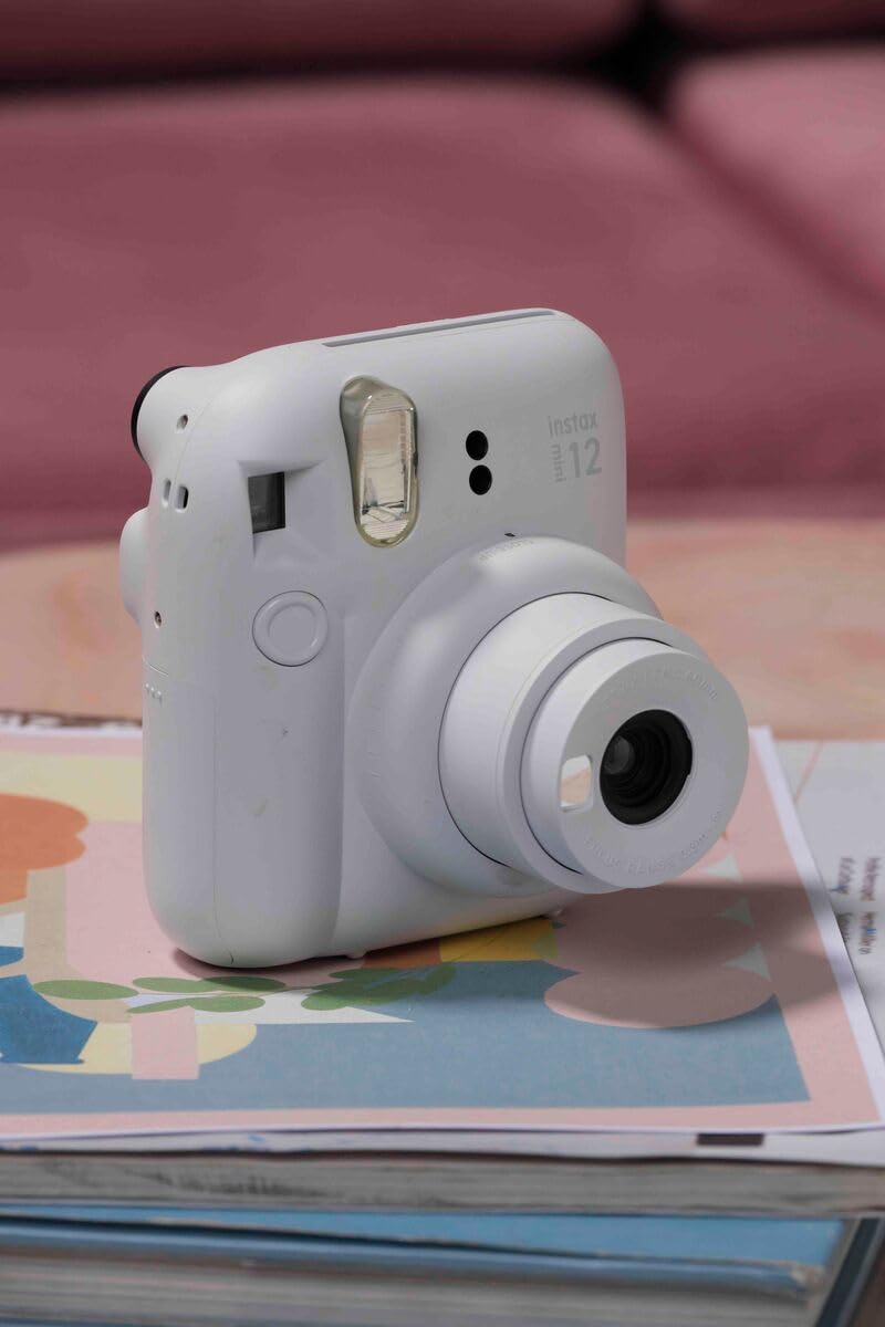 Fujifilm Instax Mini 12 Cámara Instantánea (Blanco Arcilla)