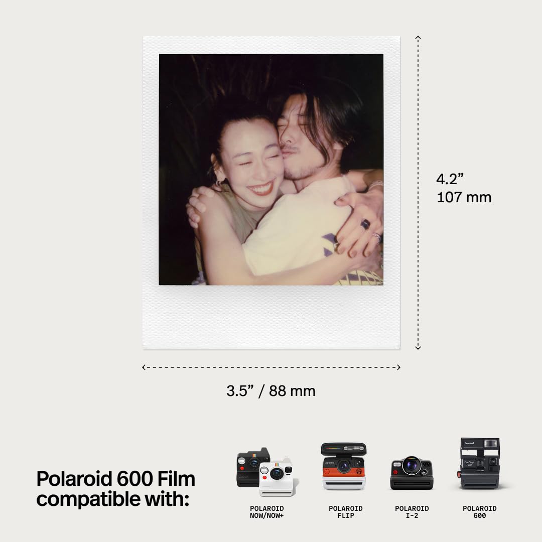 Polaroid Color Film for 600 Double Pack, 16 Photos (6012) - Packaging May Vary