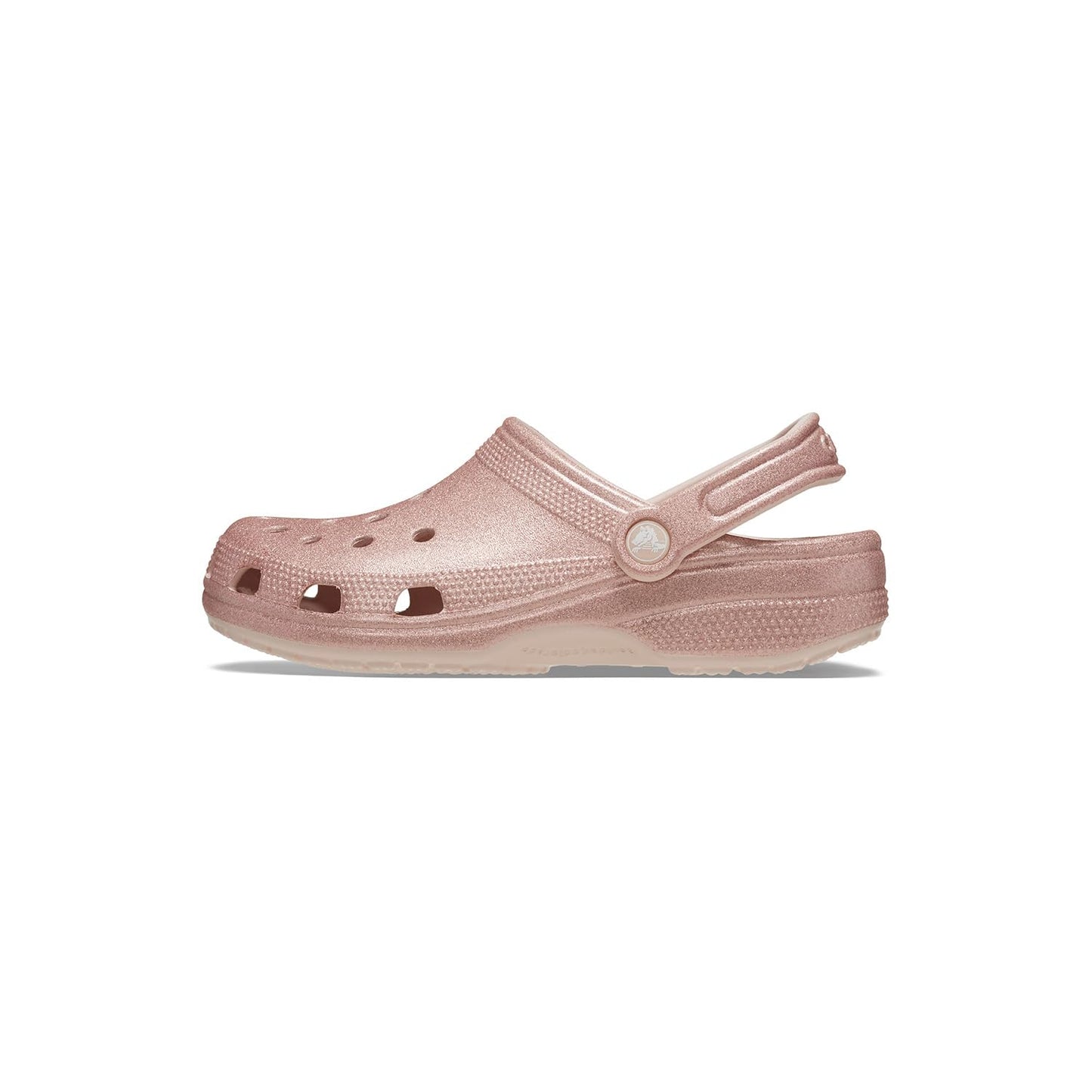 Crocs Unisex-Adult Classic Sparkly Clog, Metallic and Glitter Shoes, Quartz Glitter