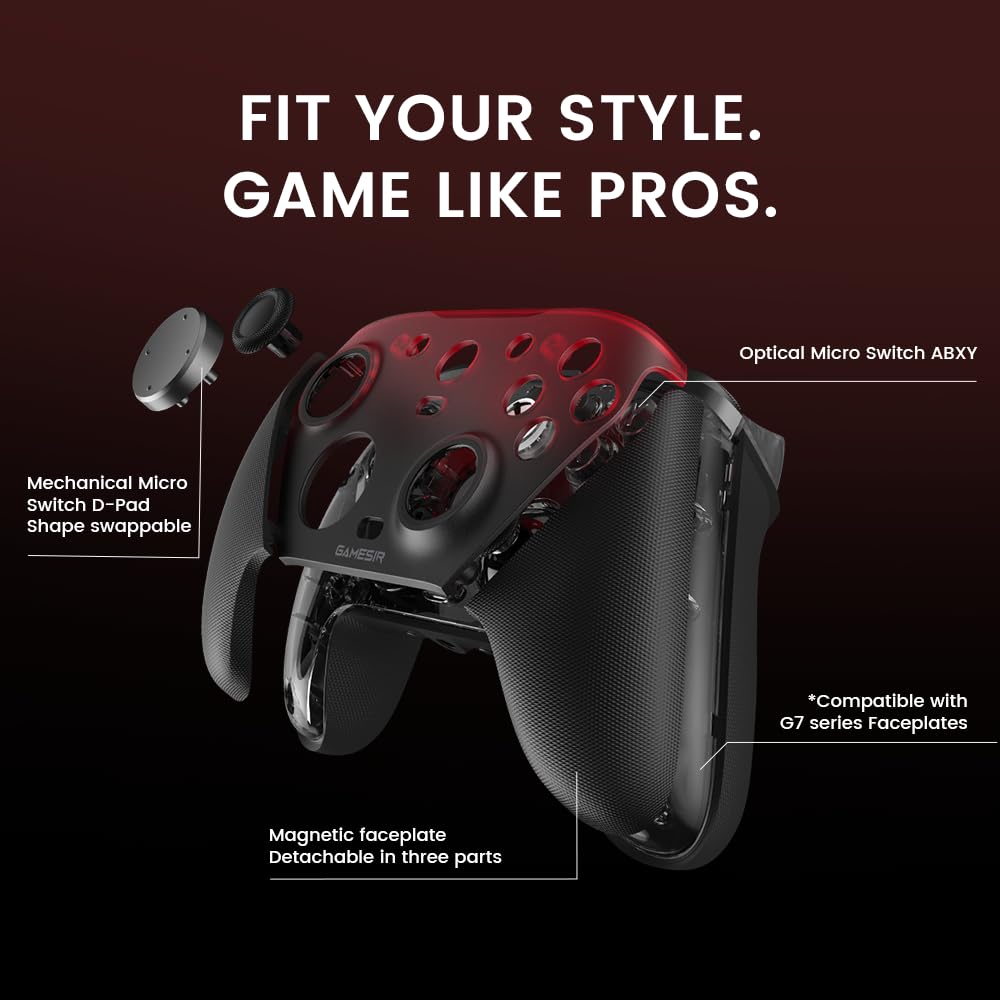 GameSir Controlador Alámbrico G7 Pro para Xbox y PC (Renovado / Black)