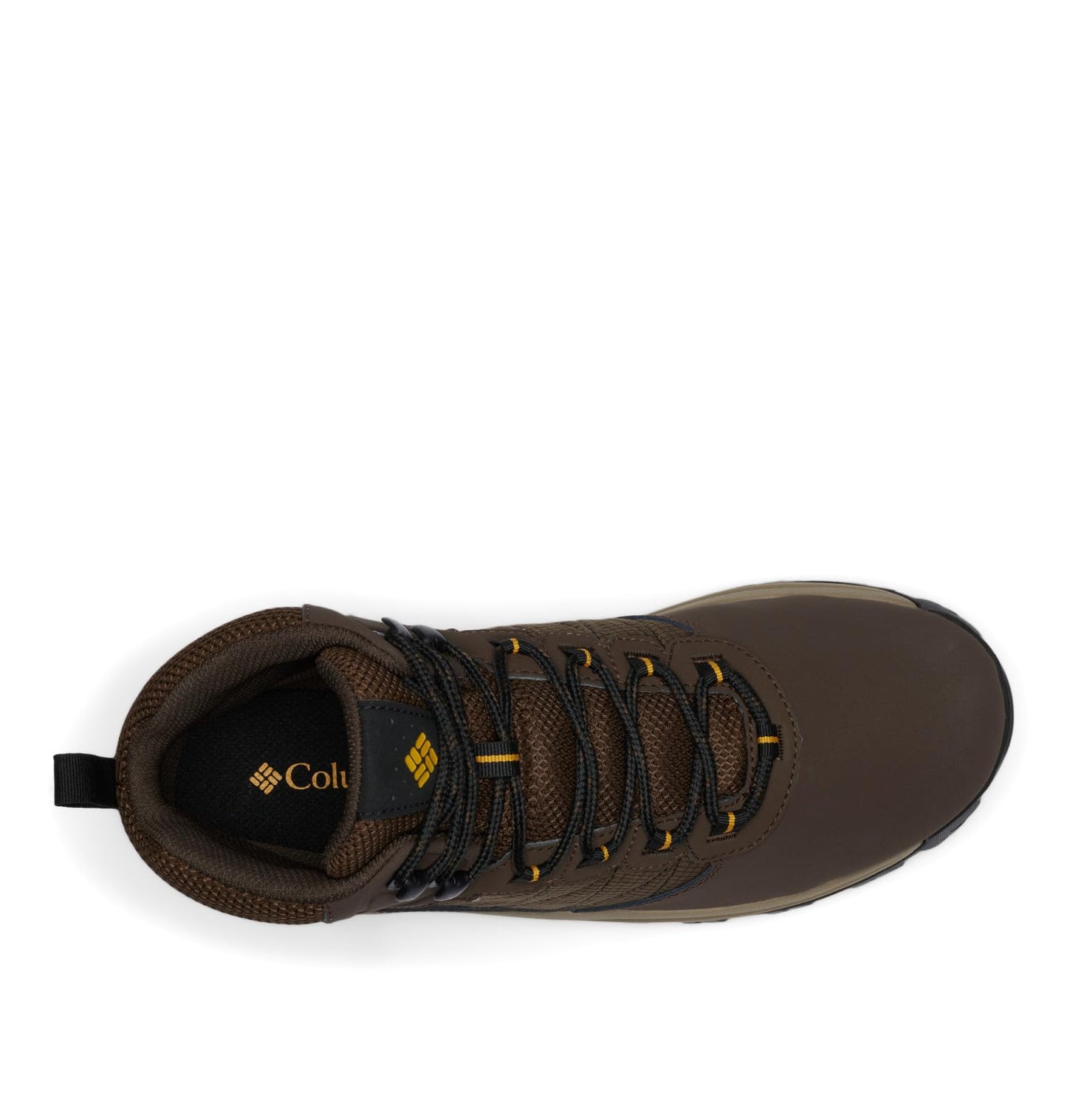Columbia Mens Transverse Waterproof Hiking Boot, Cordovan/Golden Yellow