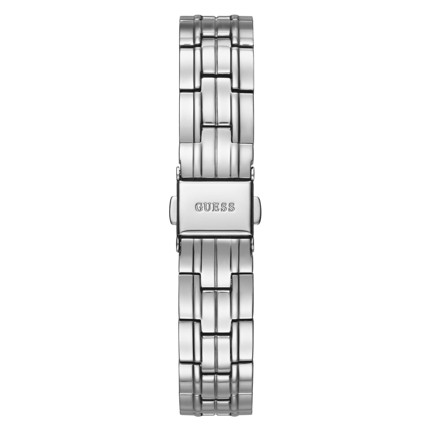 GUESS Reloj Clásico Delgado de Acero Inoxidable (Tono Plateado / Modelo U0989L1)