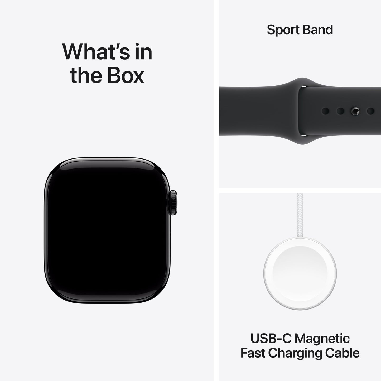 Apple Watch Series 11 GPS de 42mm (Negro Azabache)