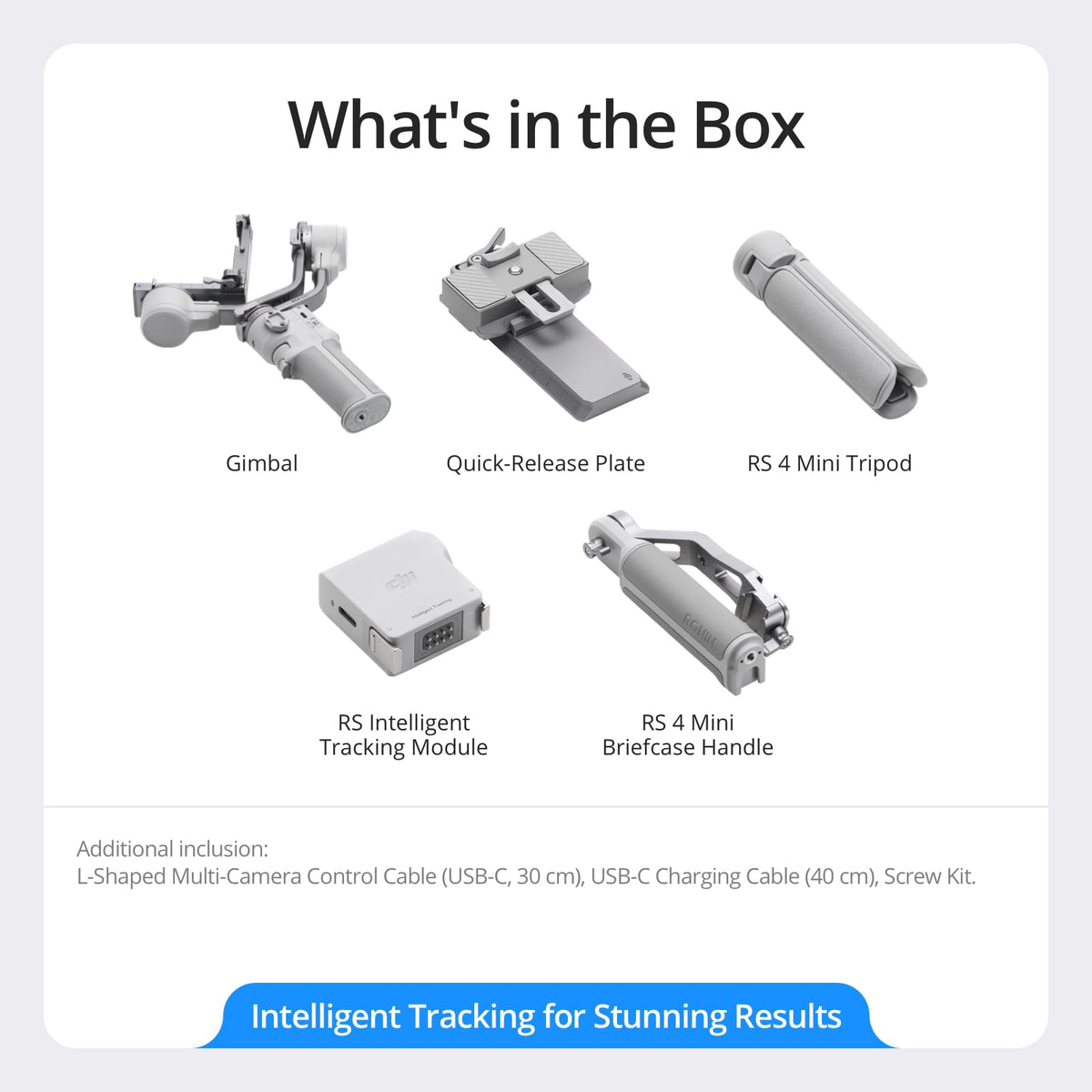 DJI RS 4 Mini Combo, Gimbal Stabilizer, Canon/Sony/Nikon/Fujifilm