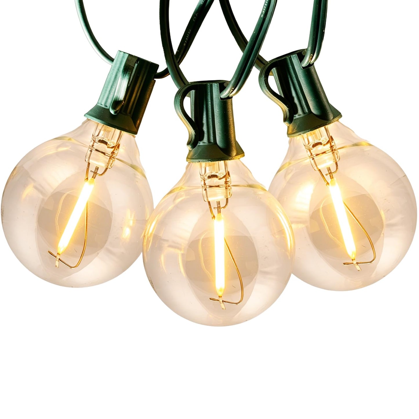 Formosa Guirnalda de Luces LED Navideñas 26ft (Interior/Exterior / 25 Bombillas G40)