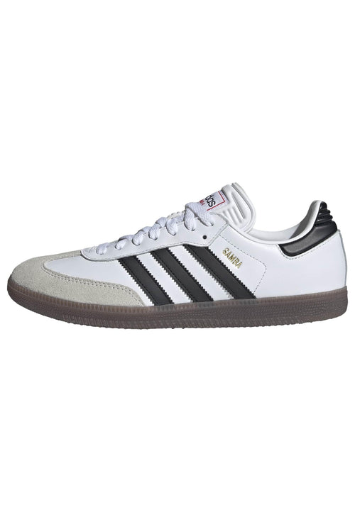 Adidas Unisex-Adult Samba Indoor, White/Black/Vivid Red