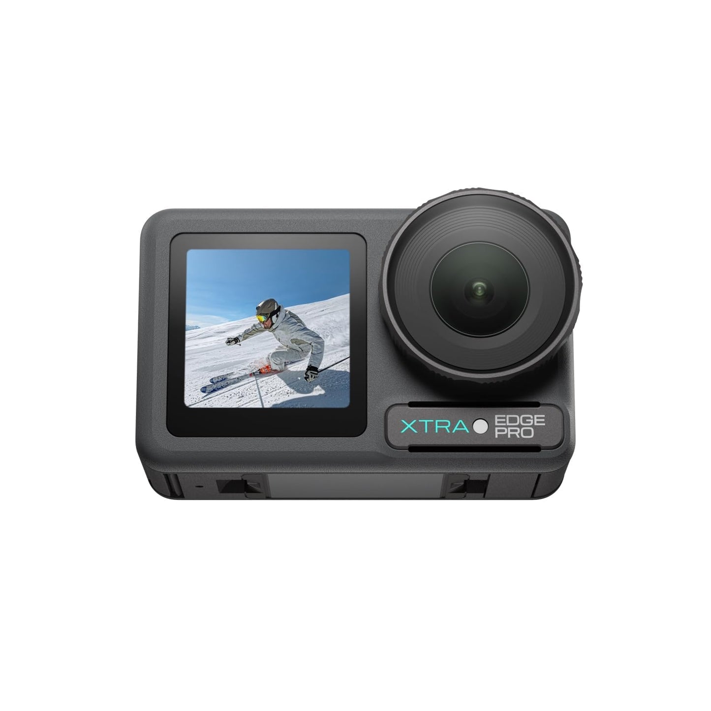 Xtra Edge Pro Action Camera - 1/1.3" Sensor, 65ft Waterproof, 216-Min Battery, 4K/120fps Night Video, Smart Tracking, 32x Slow Motion for Outdoor Sports Vlogging Camera