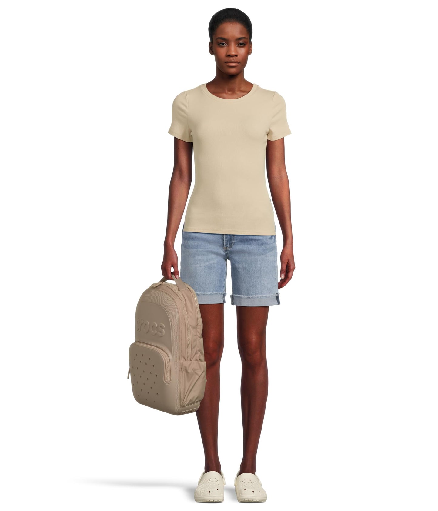 Crocs Mochila Unisex (Talla Única / Color Topo)
