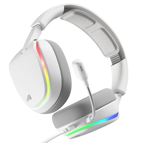 GLORIOUS Auriculares para Juegos GHS Eternal RGB (Blanco)