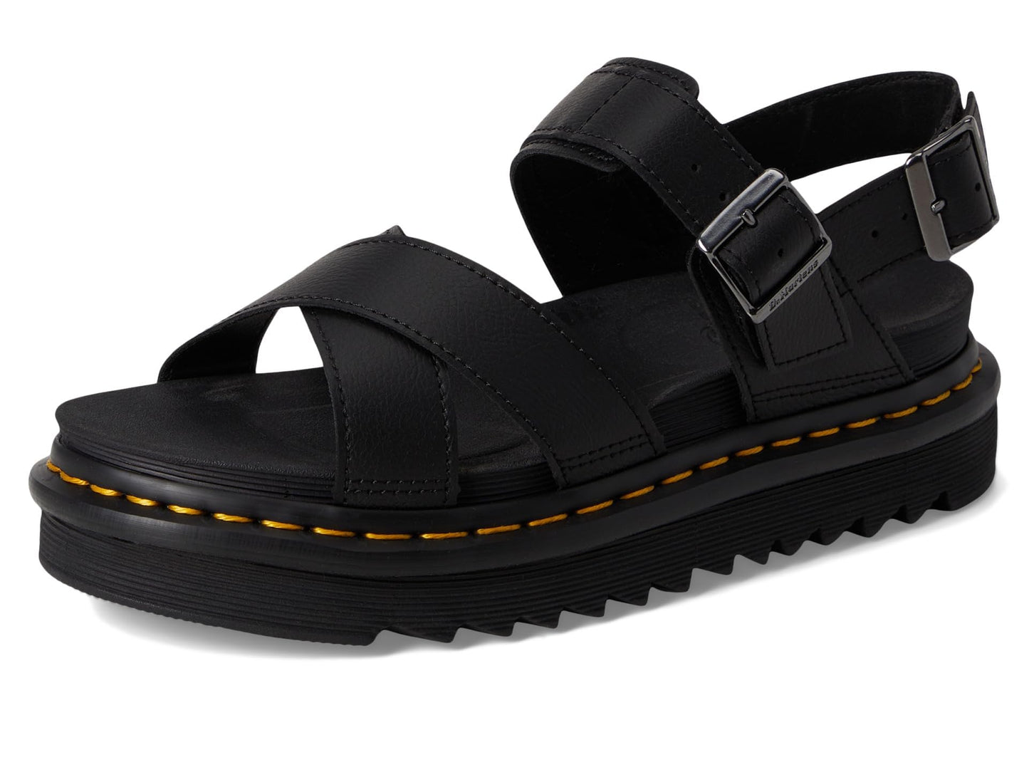 Dr. Martens Women's Voss II Sandal, Black Athena Leather