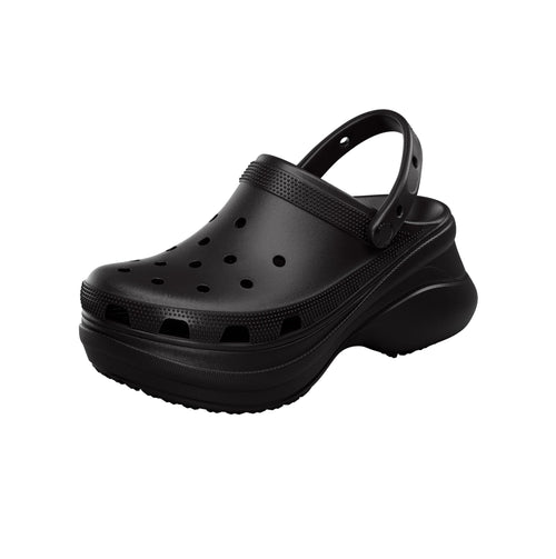 Crocs Women's Classic Bae Clog | Platform Shoes, Black