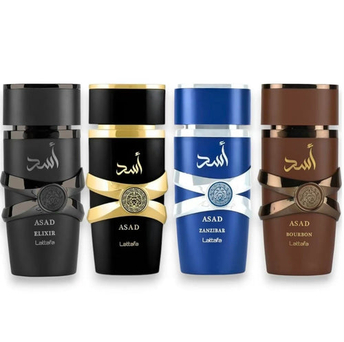 Lattafa Asad Perfume Collection EDP (100 ML / 4 Variantes)