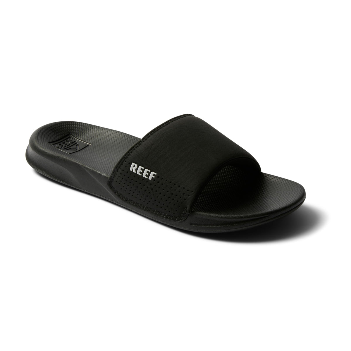 REEF One Slide Mens Sandal BLA-Black 8