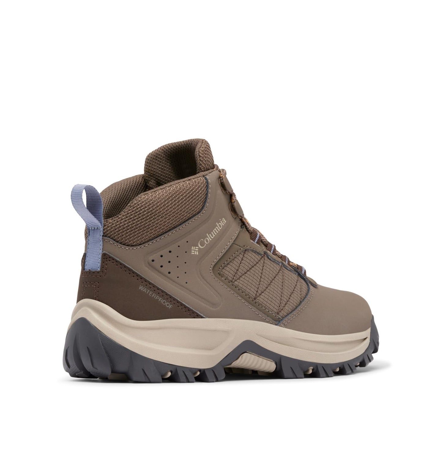 Columbia Womens Transverse Waterproof Hiking Boot, Mud/New Moon