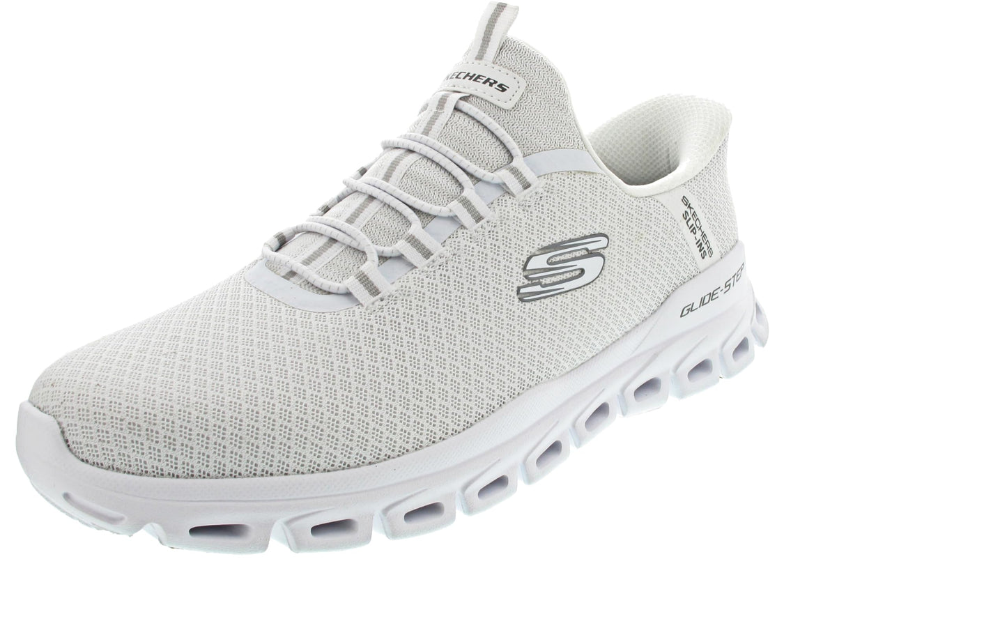 Skechers Men's Glide-Step Noxus Hands Free Slip-in Sneaker, White