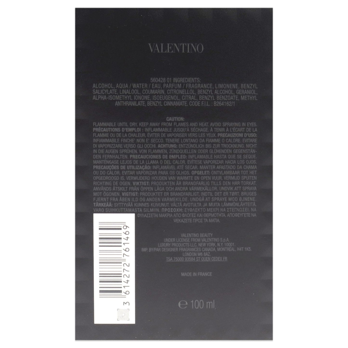 Valentino Uomo Born In Roma para Hombre (3.4 oz / EDT Spray)