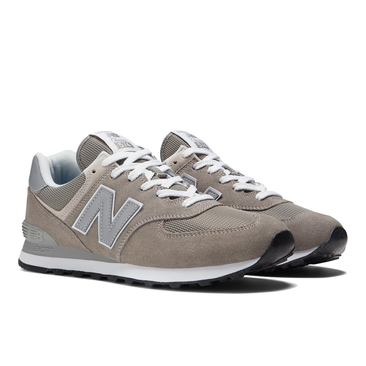 New Balance Men's 574 Core Sneaker, Grey/White