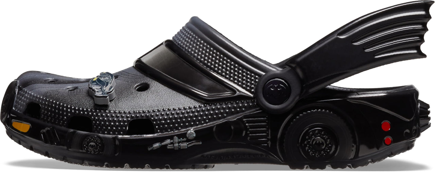 Crocs Zuecos Clásicos Batmobile de Batman (Negro / Talla 8 M)