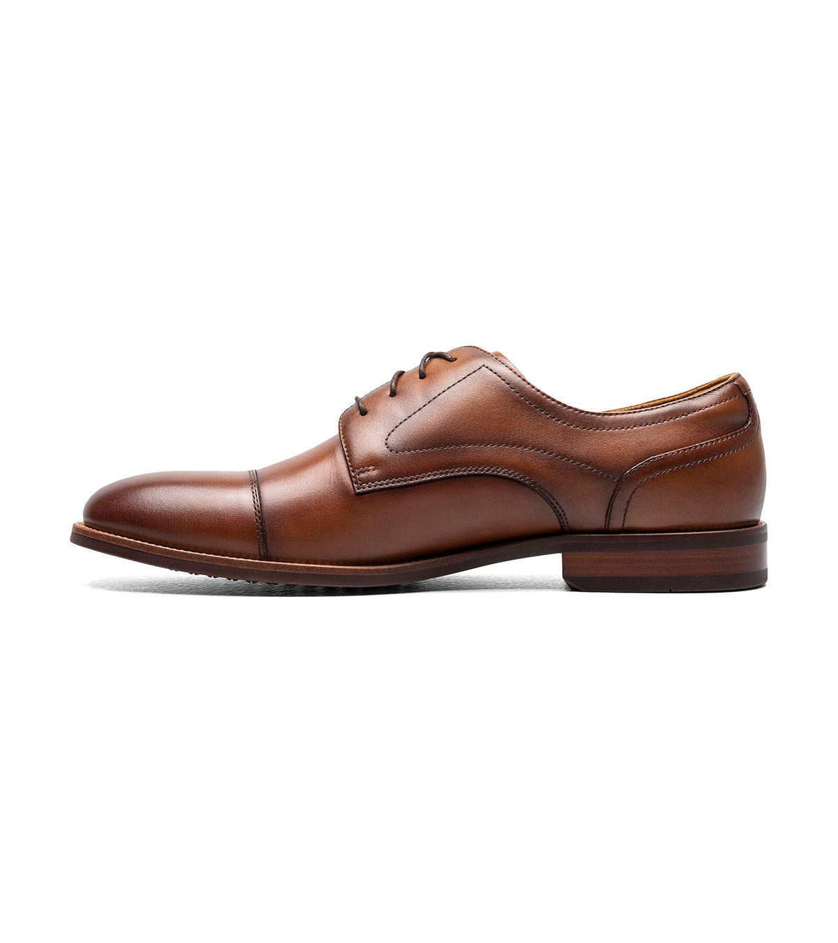 Florsheim Men's Rubano Cap Toe Oxford, Cognac