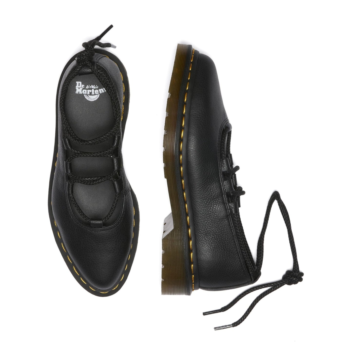 Dr. Martens Women's Elphie II Lace Up Shoe, Black Virginia