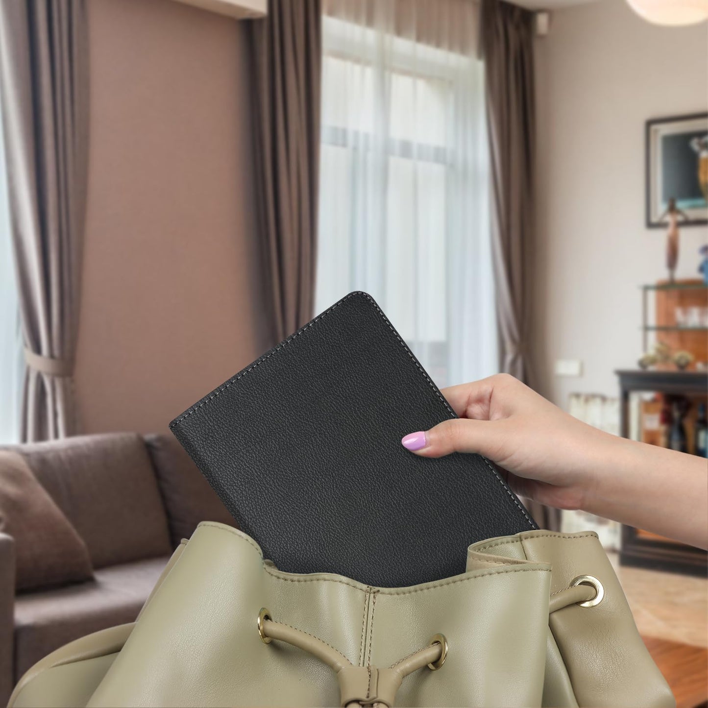 CoBak Funda con Soporte para Kindle Paperwhite 12ª Gen y Colorsoft (Negro)