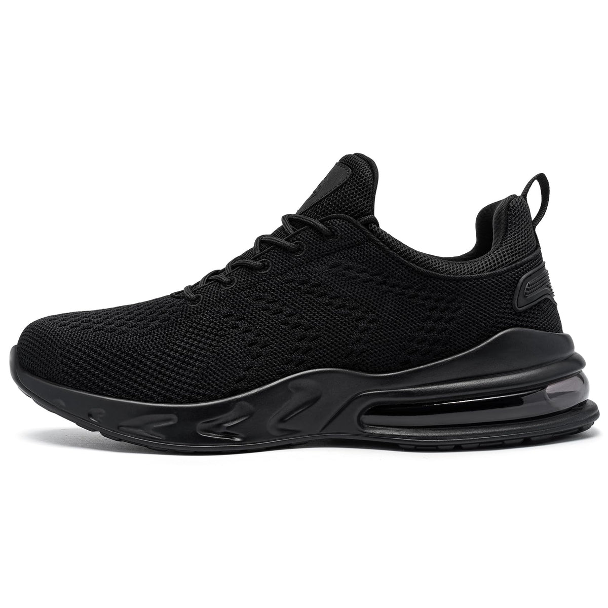 LARNMERN Men Chef Shoes Non Slip Work Waterproof Slip-on, Black