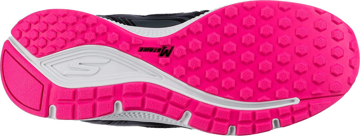 Skechers Women's Go Run Consistent Sneaker, Black/Pink