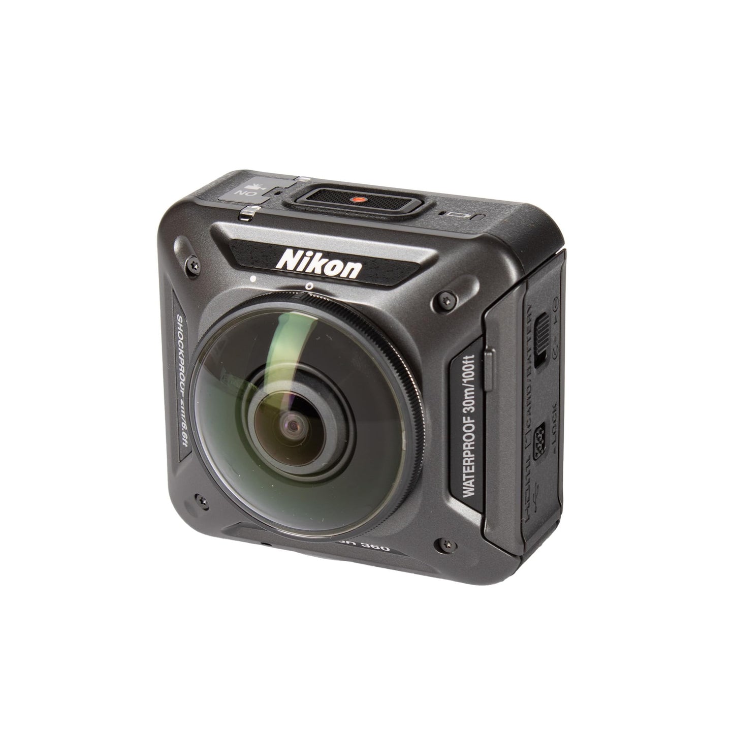 Nikon KeyMission 4K 360 Action Camera with Dual-Lens Recording, Electronic Vibration Reduction, Waterproof Shockproof Design for Travel, Sports + 50-in-1 Accessory Kit + More (66 Pc. Kit)
