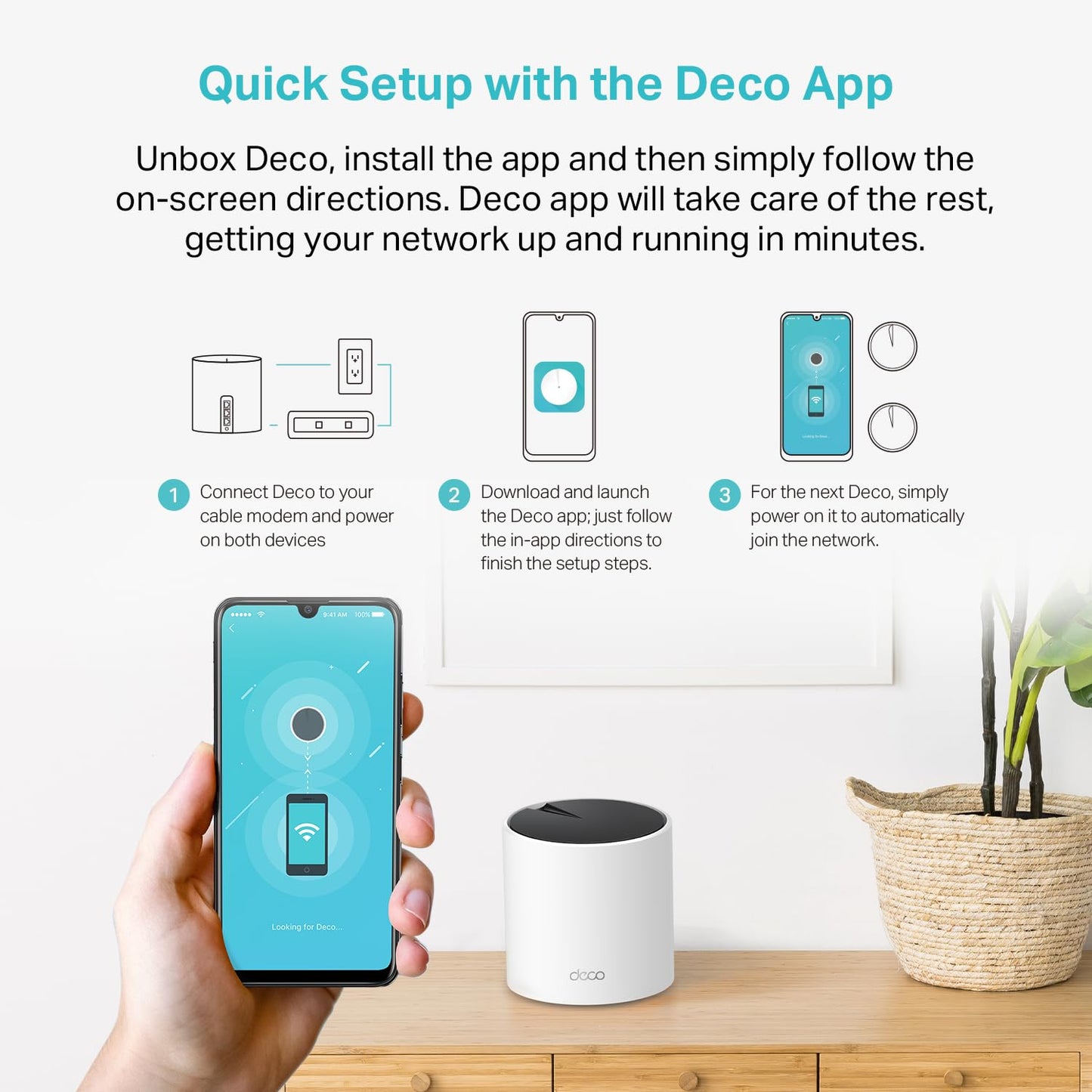 TP-Link Deco X55 Sistema Mesh WiFi 6 (Paquete de 2)