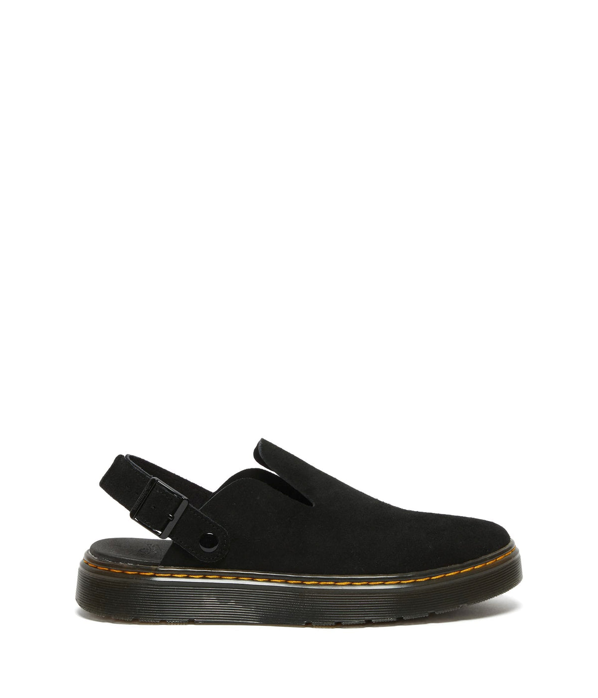 Dr. Martens Unisex Carlson Mule, Black E.H Suede Mb