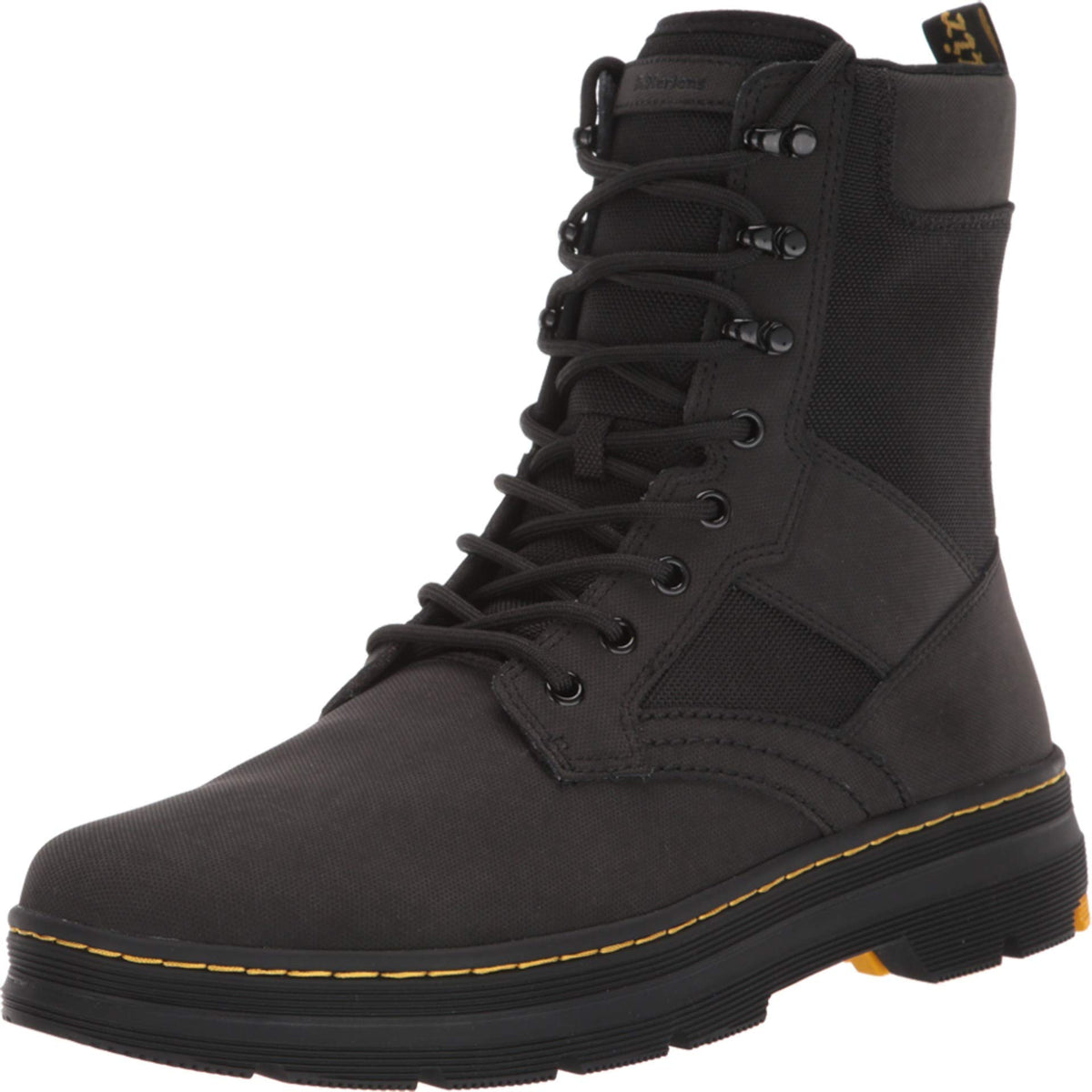 Dr. Martens Iowa Turby Split Lace Up Boot, Black