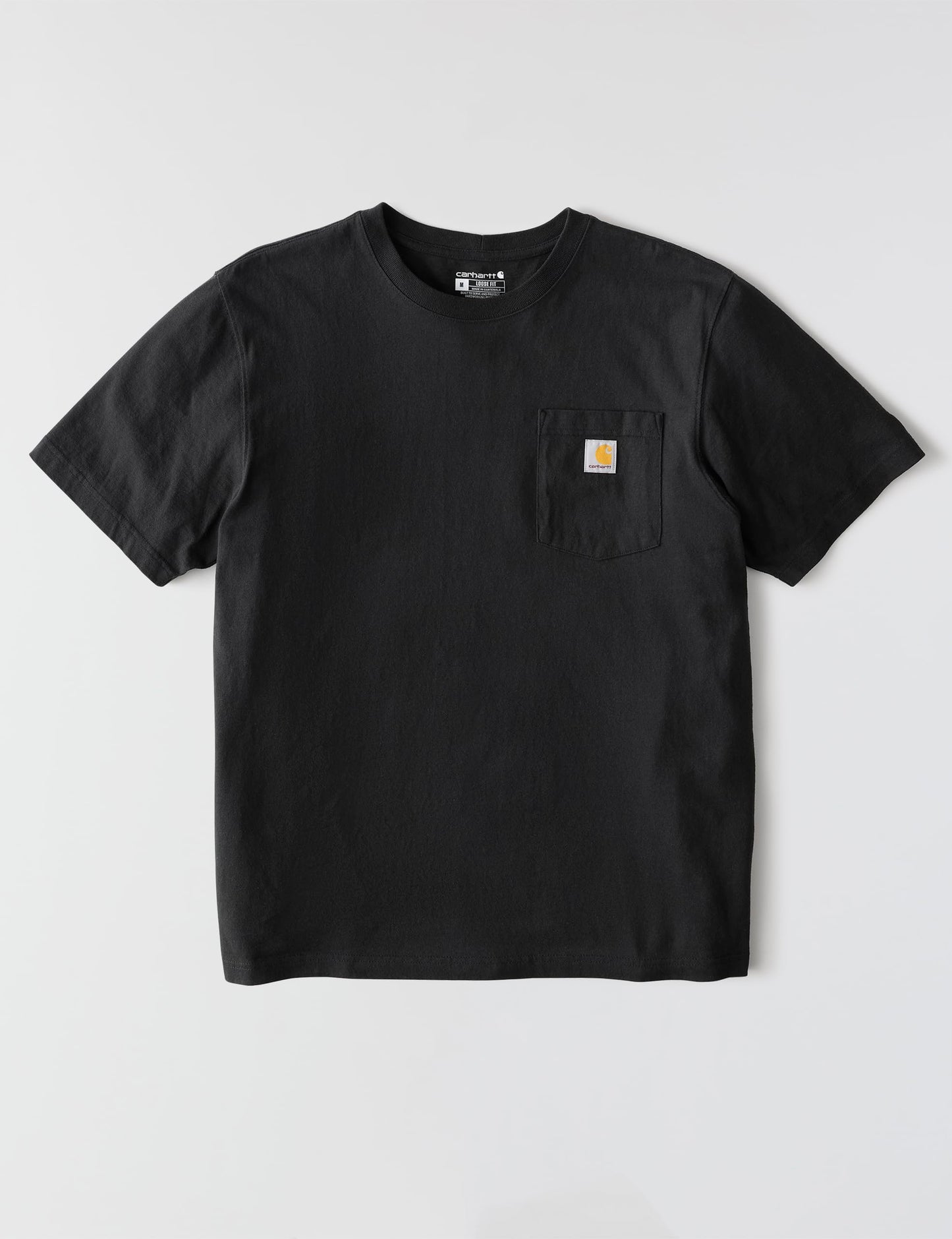 Carhartt Camiseta con Bolsillo Iconic K87 para Hombre (Negro / Talla L)