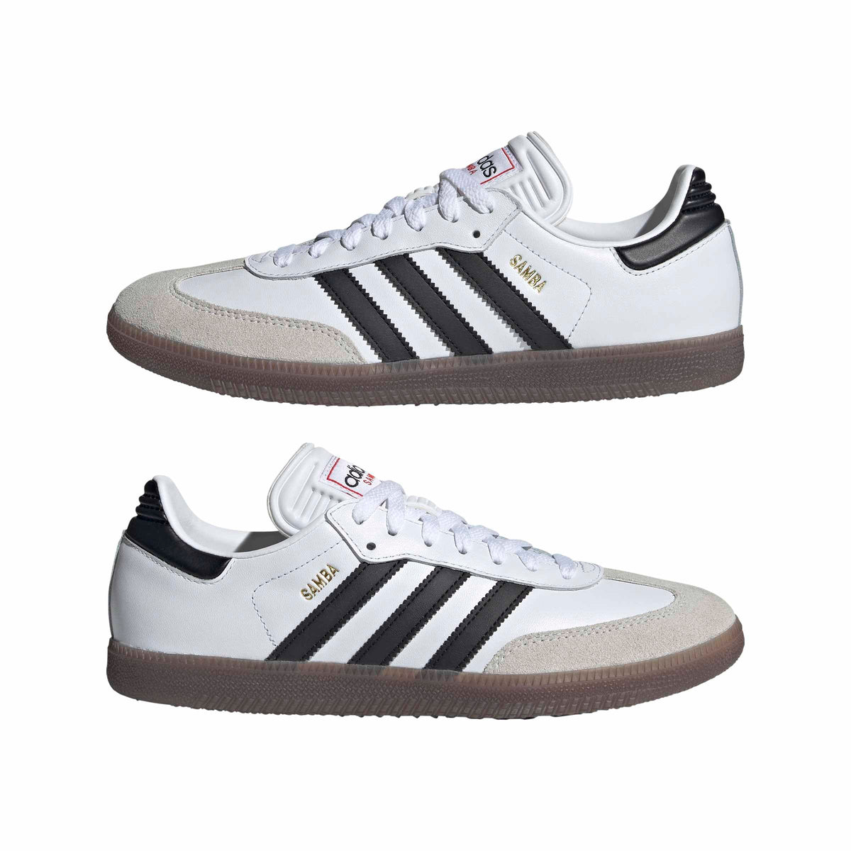 Adidas Unisex-Adult Samba Indoor, White/Black/Vivid Red