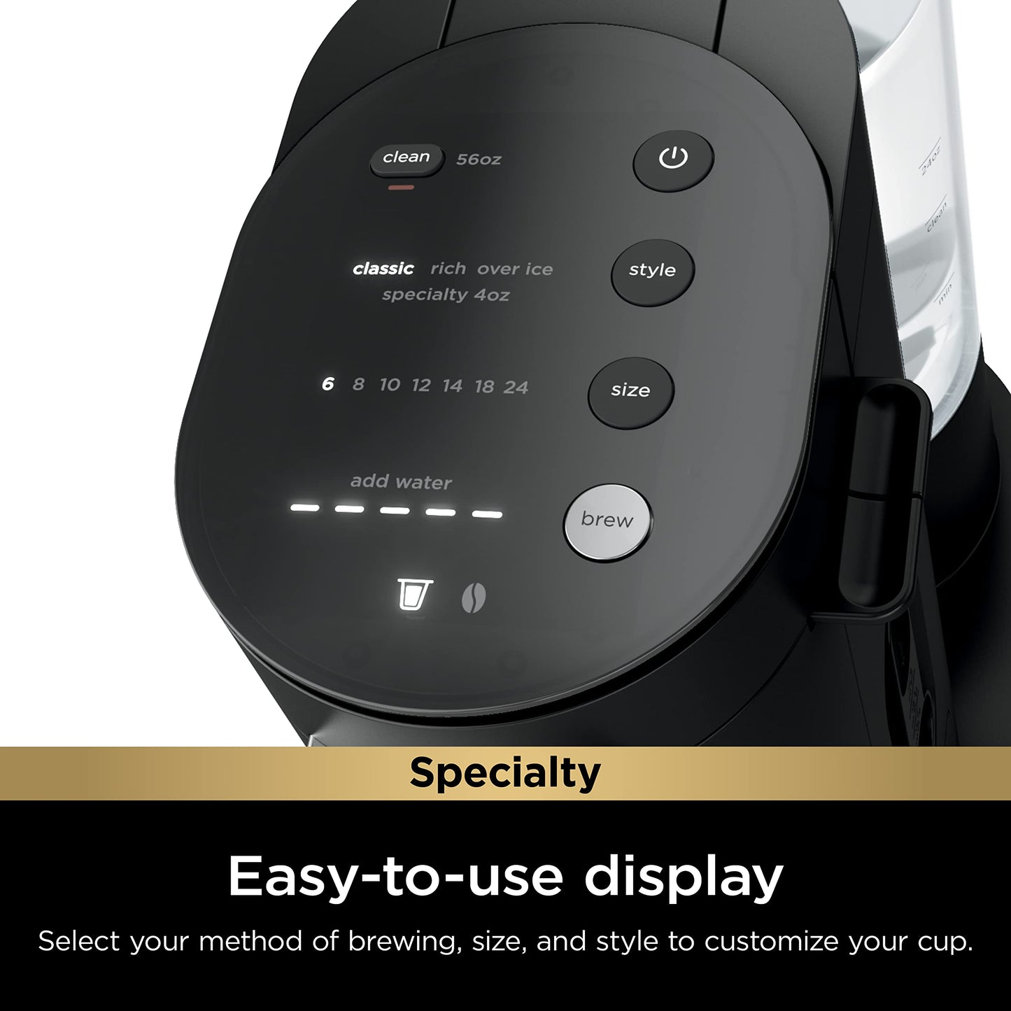 Ninja Cafetera de Especialidad Individual (Negro / Renovada)