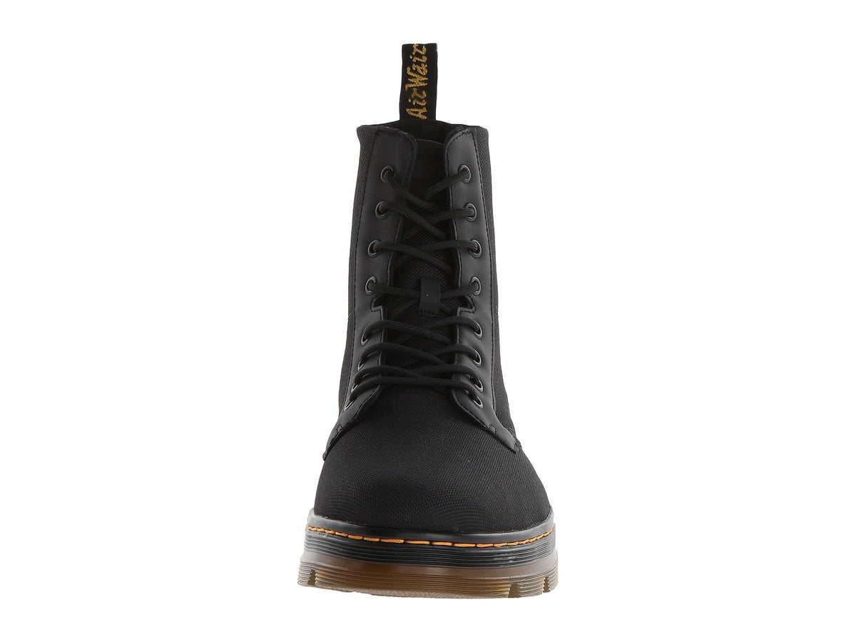 Dr. Martens Unisex Combs Nylon Combat Boot, Black Extra Tough
