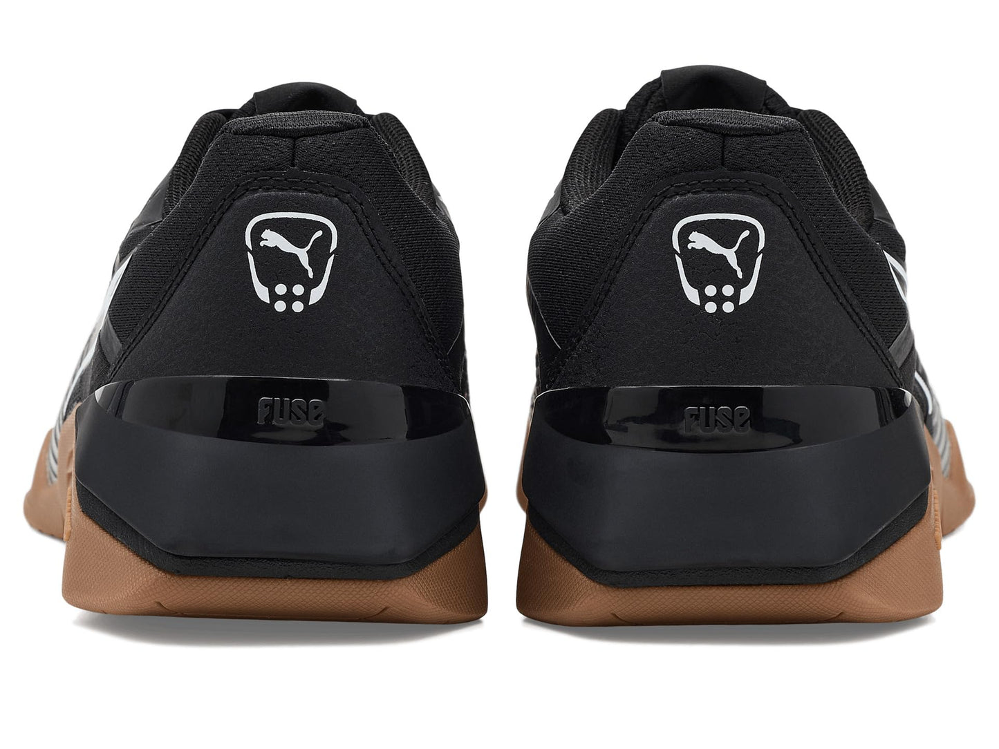 PUMA Mens Fuse 4.0 Cross Training Shoes Black/Cast Iron/Gum White