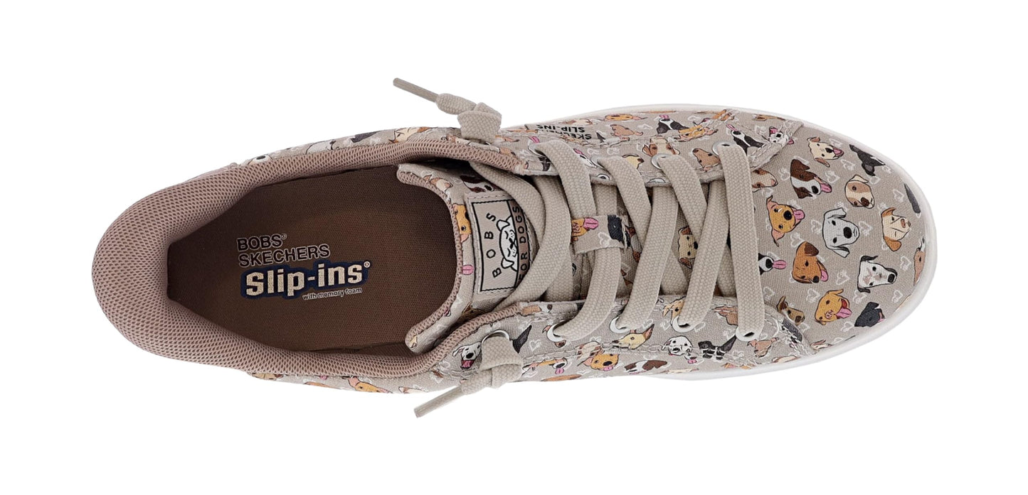 Skechers Women's Bobs D'Vine - Proper Pups Taupe Multi