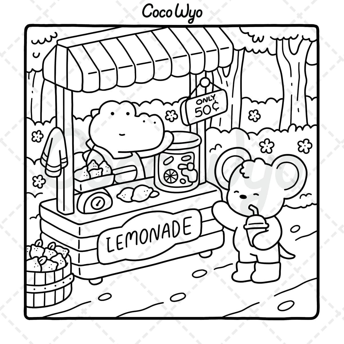 Libro de Colorear Cozy Friends (Animales Lindos para Adultos y Adolescentes)