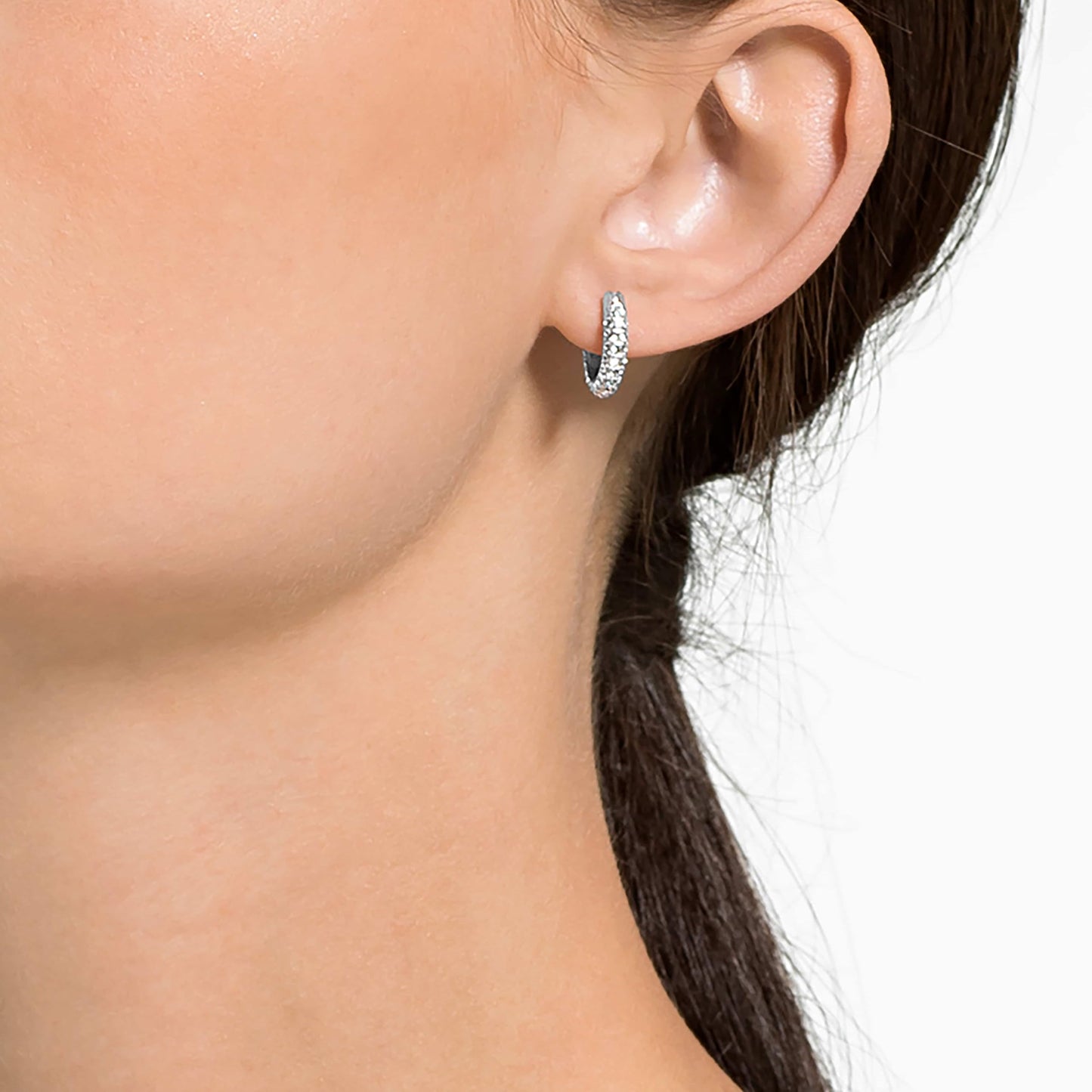 Swarovski Pendientes de Aro Mini Dextera para Mujer